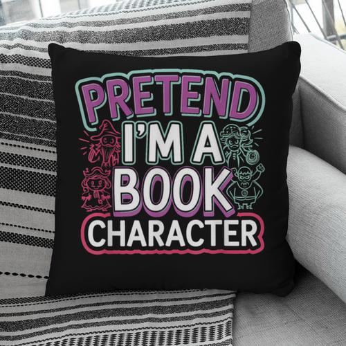 Pretend I'm A Book Character Reader Fan Cosplay Pillowcase - Bookorys UK