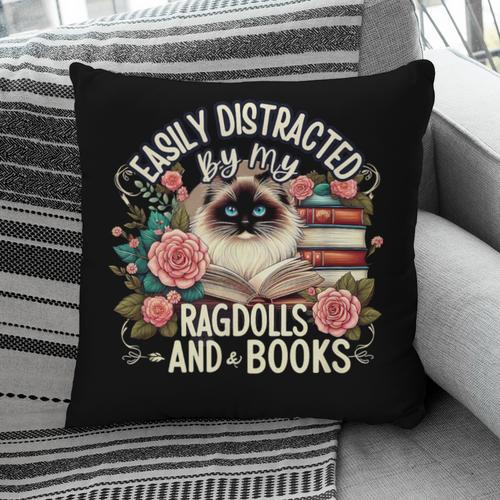 Ragdoll Lover Ragdoll Cat Ragdolls And Books Pillowcase - Bookorys DE