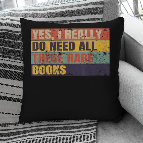 Rare Book Collector Antiquarian Antique Books Collecting Pillowcase - Bookorys DE