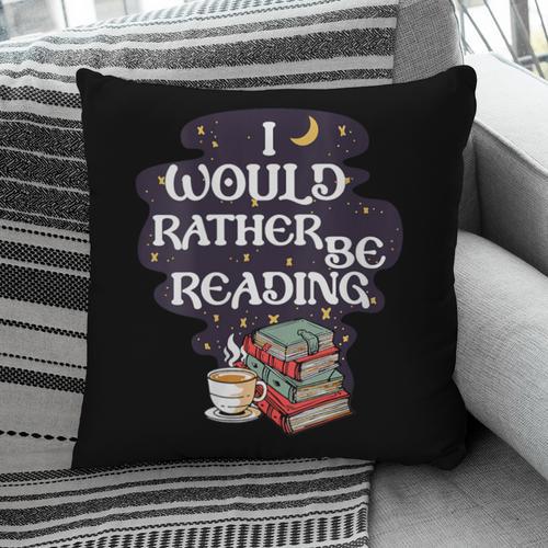 I Would Rather Be Reading Bookworm Book Lover Librarian Kids Pillowcase - Bookorys DE