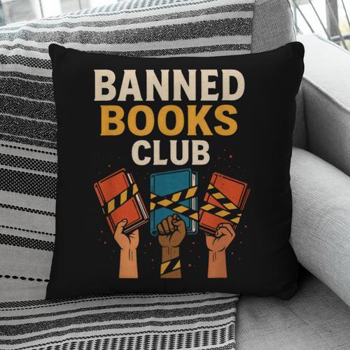 Read Banned Books Club Freely Anti-Censorship Librarian Pillowcase - Bookorys UK