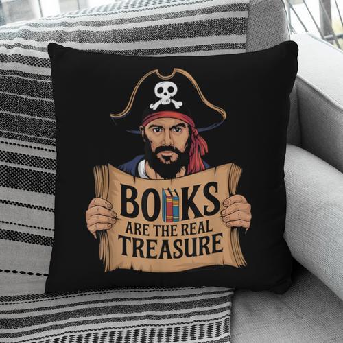 Read Book Reader Library Reading Librarian Pirate Bookworm Pillowcase - Bookorys DE