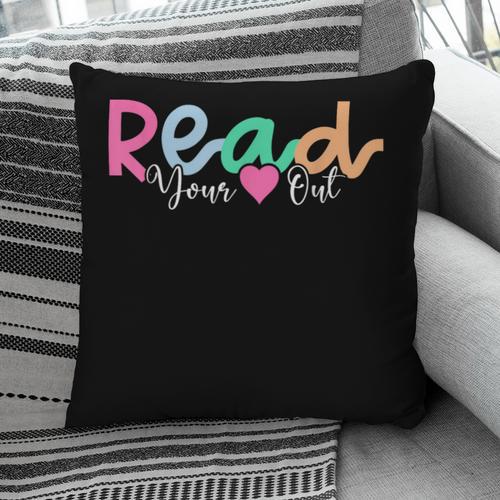 Read Your Heart Out Reading Librarian Book Across America Pillowcase - Bookorys