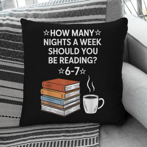 Reading 6-7 Six Seven Meme English Teacher Book Lover Pillowcase - Bookorys CA