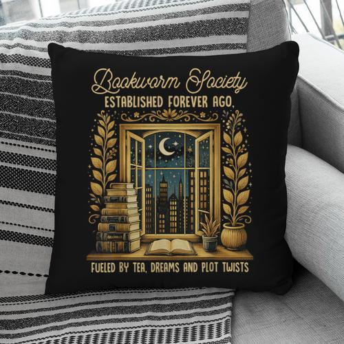 Reading Book Lover Bookish Readers Bookworm Society Pillowcase - Bookorys