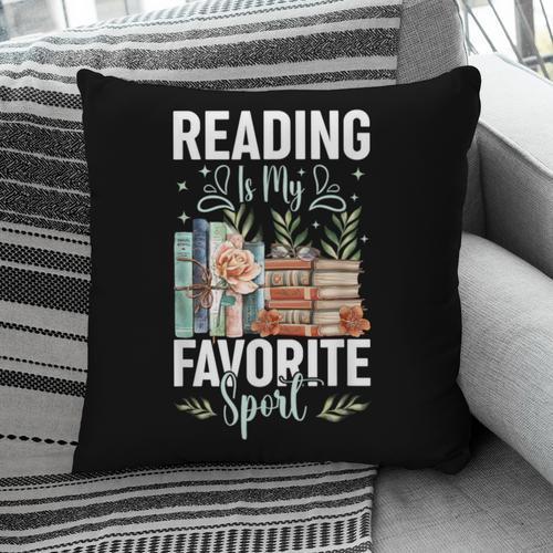 Reading Is My Favorite Sport Bookworm Pillowcase - Bookorys