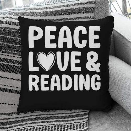 Reading I Love Books And Reading Pillowcase - Bookorys