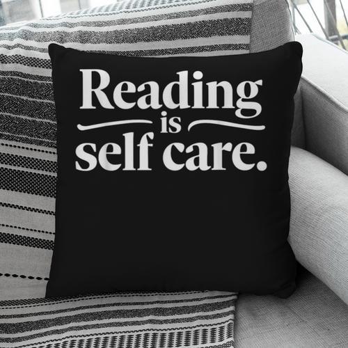 Reading Is Self Care Bookworm Reading Book Lovers Pillowcase - Bookorys