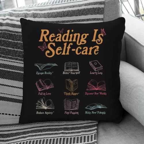 Reading Is Self Care Mental Health Read More Book Pillowcase - Bookorys DE