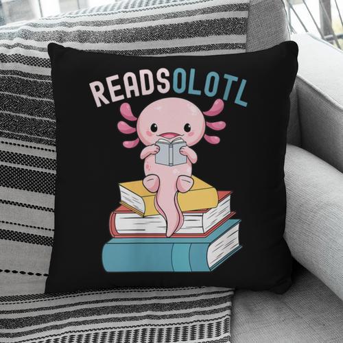 Reads Alotl Shirt Kids Readsolotl Read Axolotl Shirt Books Pillowcase - Bookorys CA