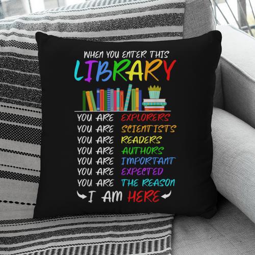 Retro Librarian Book Reader Library Book Reading Pillowcase - Bookorys