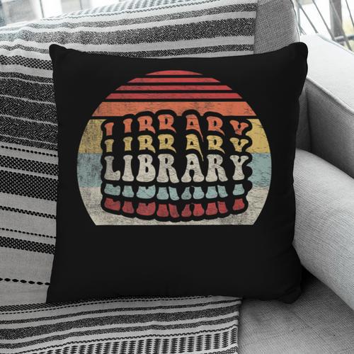 Retro Vintage Bookworm Library Shirt Book Lover Pillowcase - Bookorys