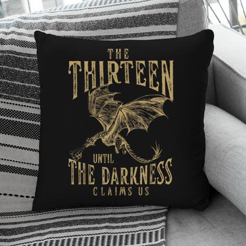 Retro Vintage The Thirteen Until The Darkness Claims Us Book Pillowcase - Bookorys DE