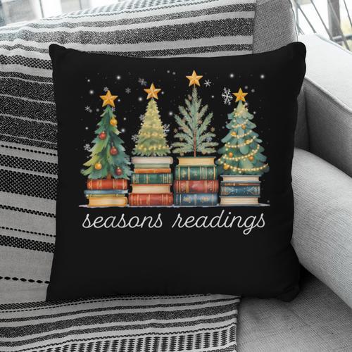 Seasons Readings All Booked For Christmas Book Reading Lover Pillowcase - Bookorys