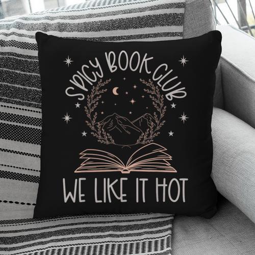 Spicy Book Club Dark Romance Lover Of Spicy Bookish Merch Pillowcase - Bookorys DE