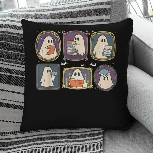 Spooky Teacher Halloween Ghost Reading Book Trick Or Treat Pillowcase - Bookorys