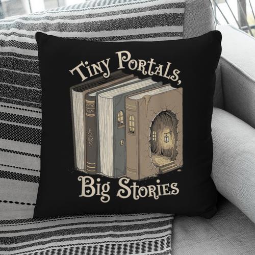 Tiny Portals Big Stories Book Nook Fantasy Gateway Pillowcase - Bookorys DE