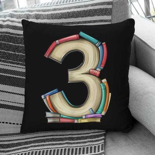 Toddler 3rd Birthday Books Themed 3 Year Old Boys Kids Girls Pillowcase - Bookorys DE