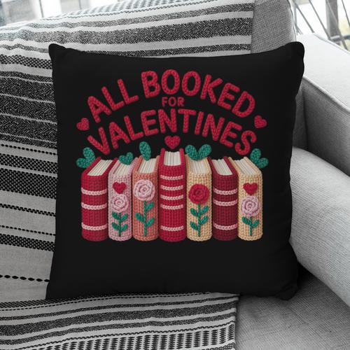 Valentines All Booked For Valentine Book Lover Teacher Pillowcase - Bookorys