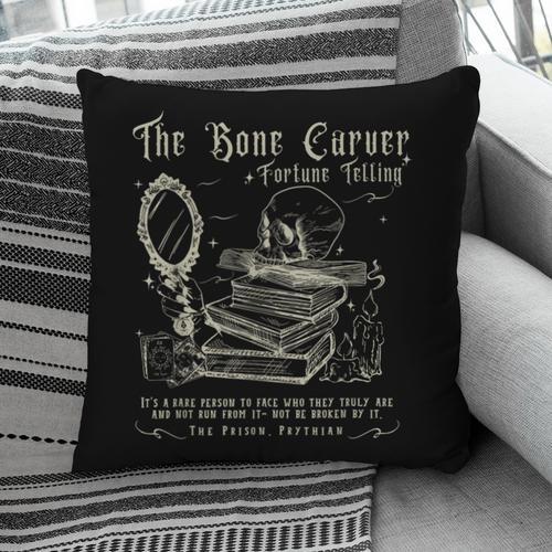 Vintage The Bone Carver Death God Tour Skeleton Spicy Books Pillowcase - Bookorys CA