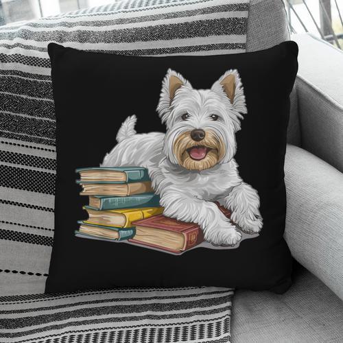 West Highland Terrier Books Dog Breed Westie For Men Women Kids Pillowcase - Bookorys