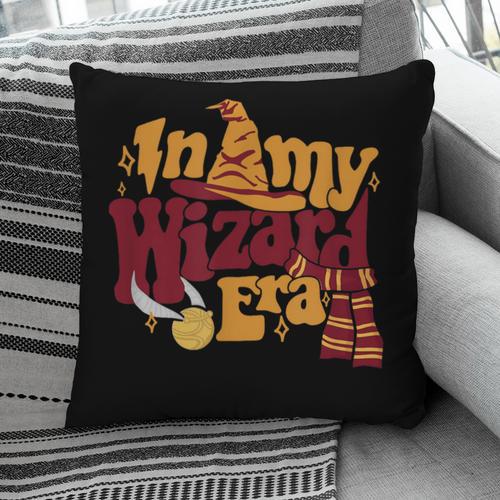 In My Wizard Era Groovy Bookish Fantasy Reader Book Lover Pillowcase - Bookorys