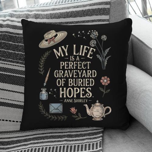 Women's Dramatic Book Lover Quote Pillowcase - Bookorys