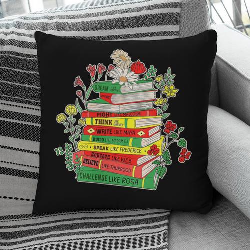 Women's History Month Black History Shirts Book Lover Teacher Pillowcase - Bookorys