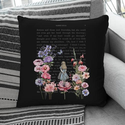 Wonderland Garden & Vintage Textbook Pillowcase - Bookorys