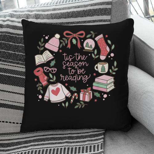 Xmas Tis The Season To Be Reading Books Pajamas Pillowcase - Bookorys
