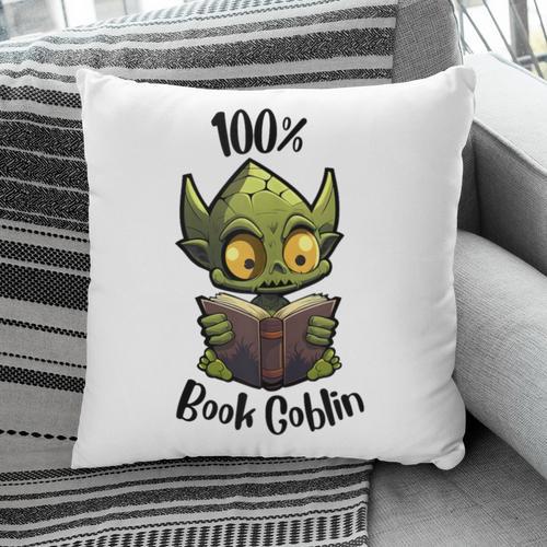 100 Book Goblin Cute Book Reader And Library Lover Pillowcase - Bookorys UK