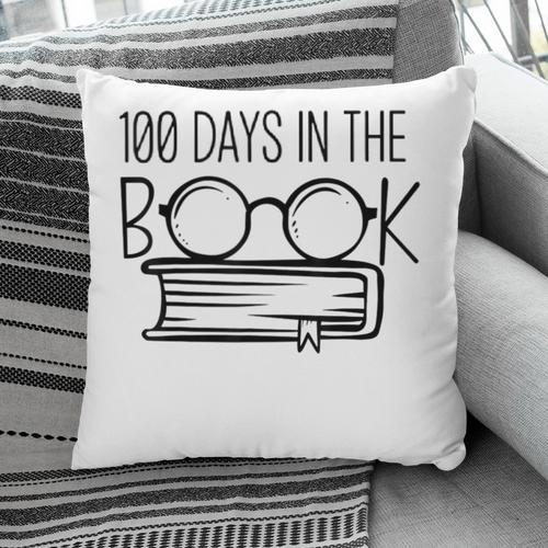 100 Days Of SCHOOKBook Nerd Book Lover Reading Librarian Boo Pillowcase - Bookorys UK