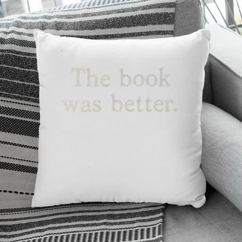 The Book Was Better Minimalist Distressed Premium Pillowcase - Bookorys