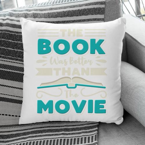 The Book Was Better Than The Movie Literary Library Bookworm Premium Tri-Blend Pillowcase - Bookorys