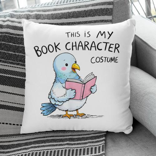 This Is My Book Character Costume I Pigeon Reading Tee Pillowcase - Bookorys CA