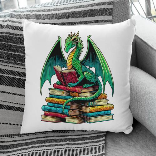 Book Dragon Reading Books Pillowcase - Bookorys DE