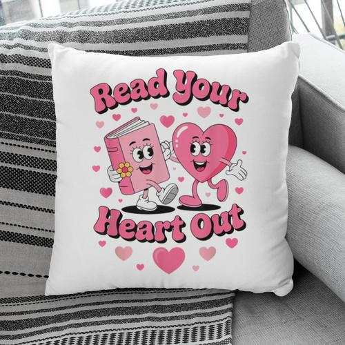 Book Lover Read Your Heart Out Teacher Kids Valentines Pillowcase - Bookorys CA