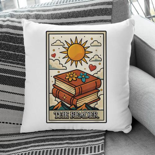 Book Reading Tarot Card The Reader Pillowcase - Bookorys DE