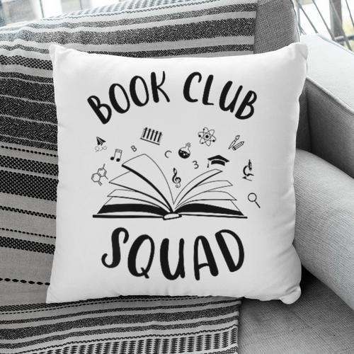 Books Club Squad Reading Book Lover Book Minimalist Team Tee Pillowcase - Bookorys