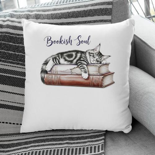 Cat Life Books And Cats Cat Lover Cat Mom Book Lovers Pillowcase - Bookorys UK