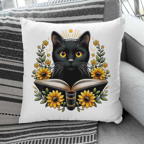 Cat For Women Book Lover Cute Cat And Book Pillowcase - Bookorys CA