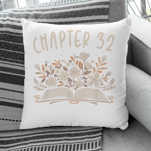 Chapter 32nd Birthday Bookworm 32 Years Old For Book Lovers Pillowcase - Bookorys DE