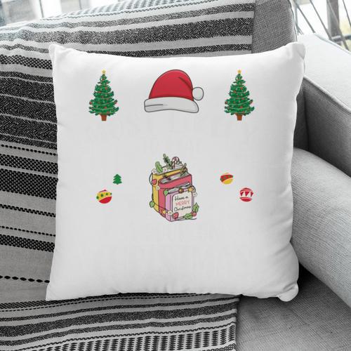 Christmas Tee Most Likely To Read A Book On Christmas Pillowcase - Bookorys