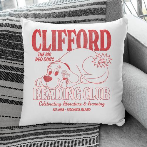 Clifford The Big Red Dog Reading Club Est 1988 Kids Books Pillowcase - Bookorys CA