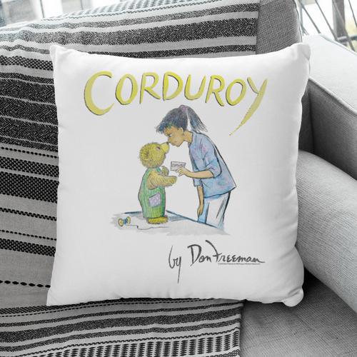 Corduroy Classic Book Cover Vintage Style Children's Book Pillowcase - Bookorys CA