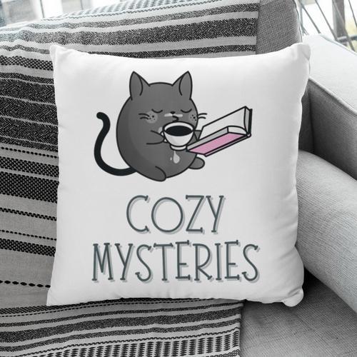 Cozy Mysteries Coffee And Novel For Book Lovers Pillowcase - Bookorys