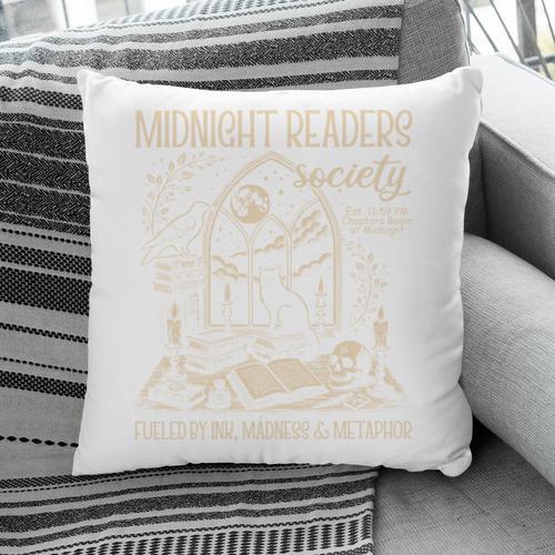 Dark Romance Book Lover Midnight Reading Readers Society Pillowcase - Bookorys UK