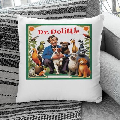 Dr Dolittle Children's Book Cover Premium Tri-Blend Pillowcase - Bookorys CA