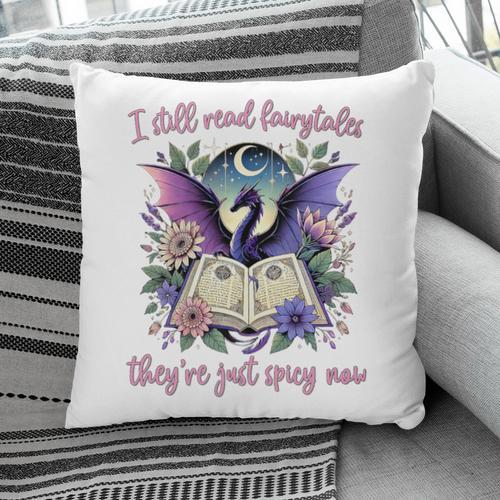 Dragon Bookish Romantasy Smut Merch Spicy Book Lover Premium Pillowcase - Bookorys DE