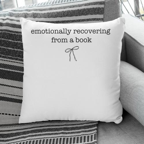 Emotionally Recovering From a Book Subtle Book Lover Pillowcase - Bookorys AU